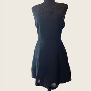J. Crew Cotton Silk Blend Fit and Flare Dress